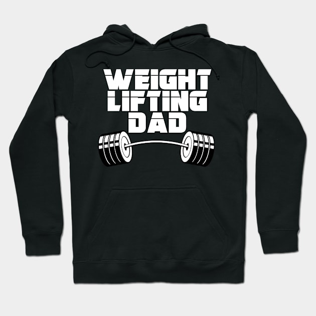 Weightlifting Dad Hoodie by Doodle Viking